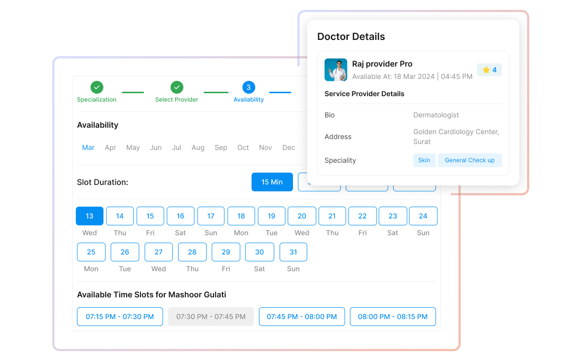 Appointment Scheduling Appointment Scheduling