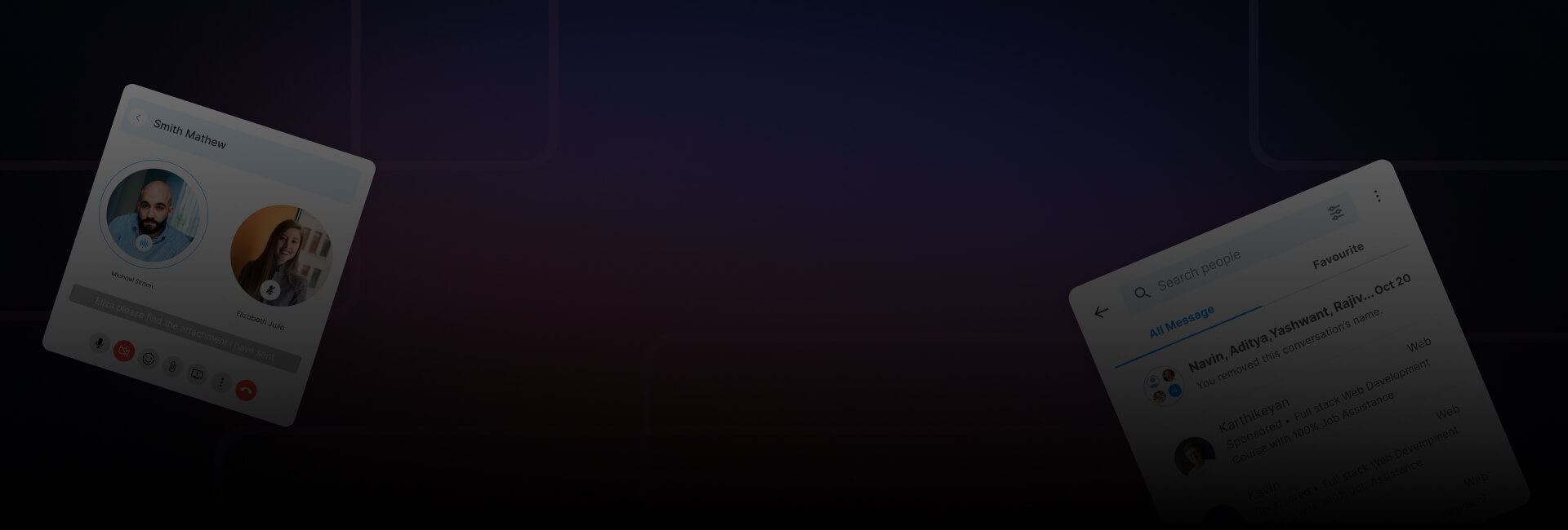 Secure Video & Audio Calls Banner Secure Video & Audio Calls Banner